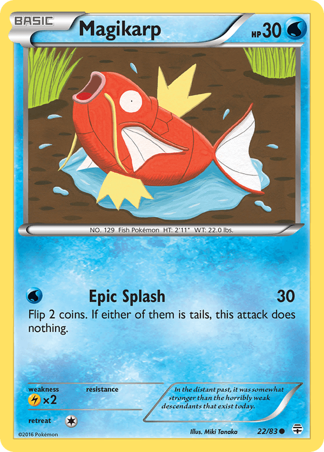 Carta Magikarp 22/83 do set Generations — Pokémon TCG | Bynx