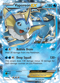 Vaporeon-EX 24 — Generations