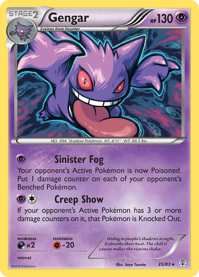 Carta Gengar 35/83 do set Generations — Pokémon TCG | Bynx