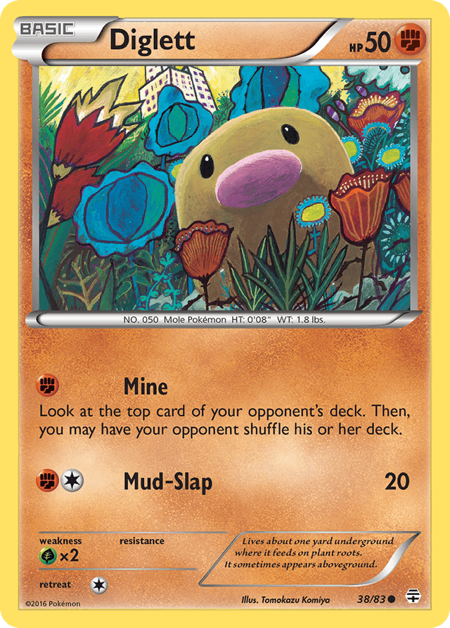 Carta Diglett 38/83 do set Generations — Pokémon TCG | Bynx