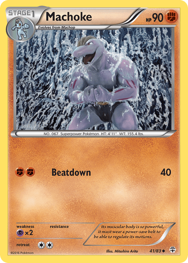 Carta Machoke 41/83 do set Generations — Pokémon TCG | Bynx