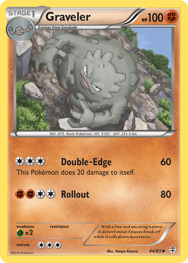 Carta Graveler 44/83 do set Generations — Pokémon TCG | Bynx