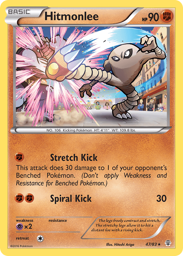 Carta Hitmonlee 47/83 do set Generations — Pokémon TCG | Bynx