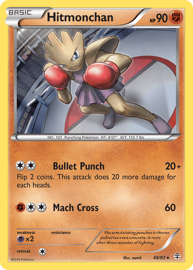 Carta Hitmonchan 48/83 do set Generations — Pokémon TCG | Bynx