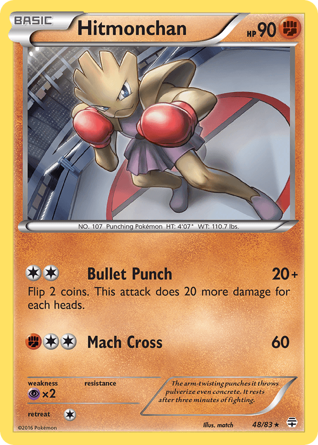 Carta Hitmonchan 48/83 do set Generations — Pokémon TCG | Bynx