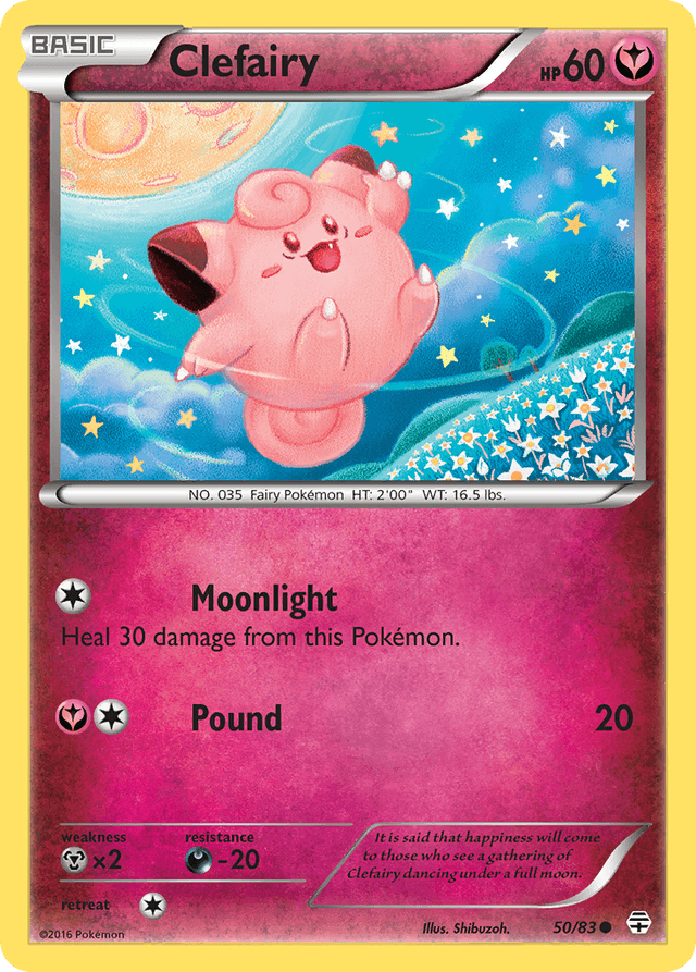 Carta Clefairy 50/83 do set Generations — Pokémon TCG | Bynx