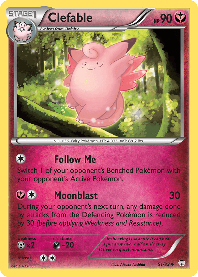 Carta Clefable 51/83 do set Generations — Pokémon TCG | Bynx