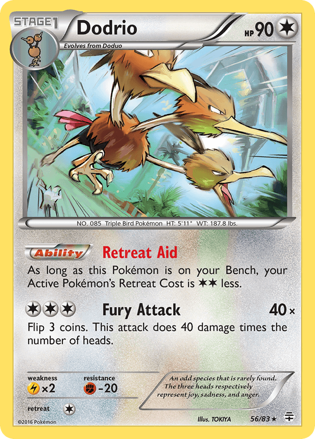 Carta Dodrio 56/83 do set Generations — Pokémon TCG | Bynx