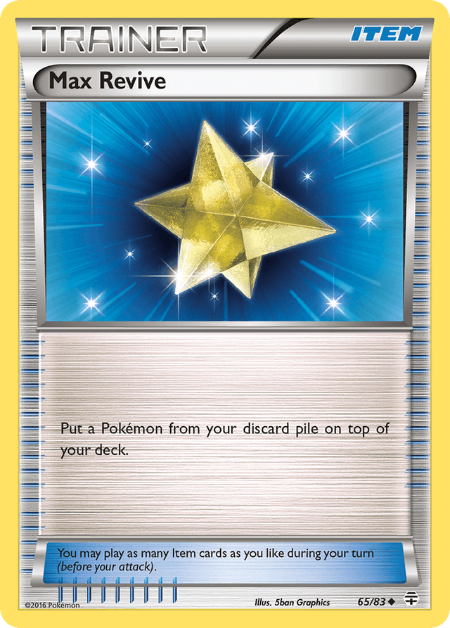 Carta Max Revive 65/83 do set Generations — Pokémon TCG | Bynx
