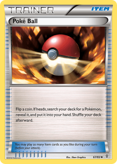 Carta Poké Ball 67/83 do set Generations — Pokémon TCG | Bynx