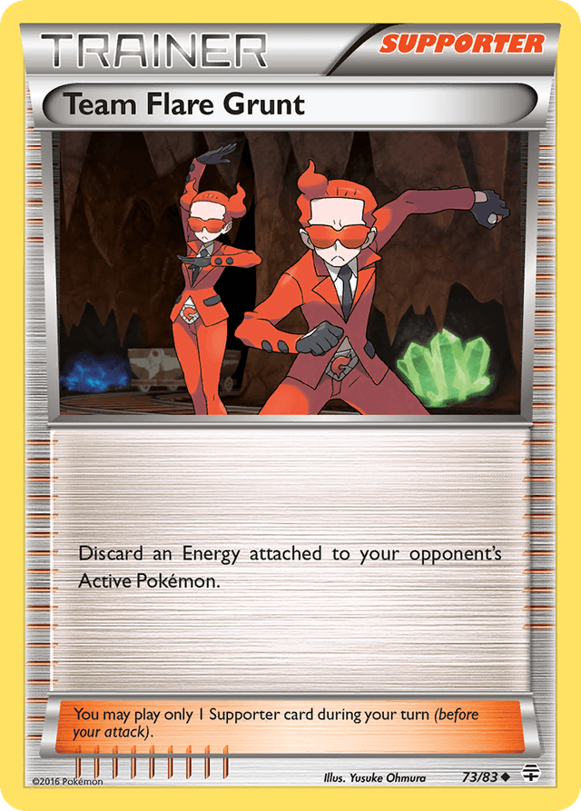 Carta Team Flare Grunt 73/83 do set Generations — Pokémon TCG | Bynx