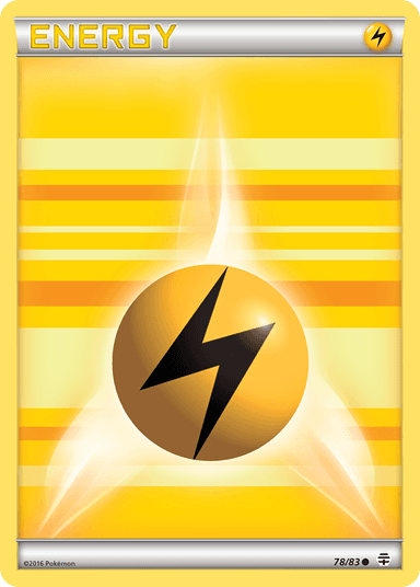 Carta Lightning Energy 78/83 do set Generations — Pokémon TCG | Bynx