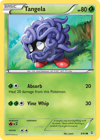 Carta Tangela 8/83 do set Generations — Pokémon TCG | Bynx