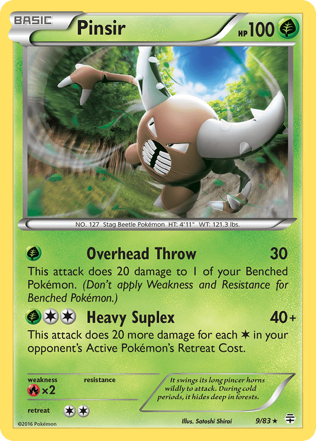 Carta Pinsir 9/83 do set Generations — Pokémon TCG | Bynx