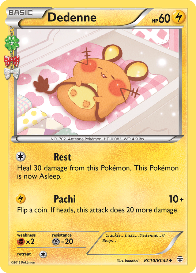 Carta Dedenne RC10/83 do set Generations — Pokémon TCG | Bynx