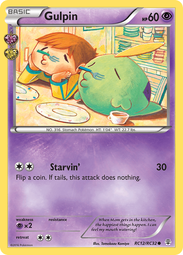 Carta Gulpin RC12/83 do set Generations — Pokémon TCG | Bynx