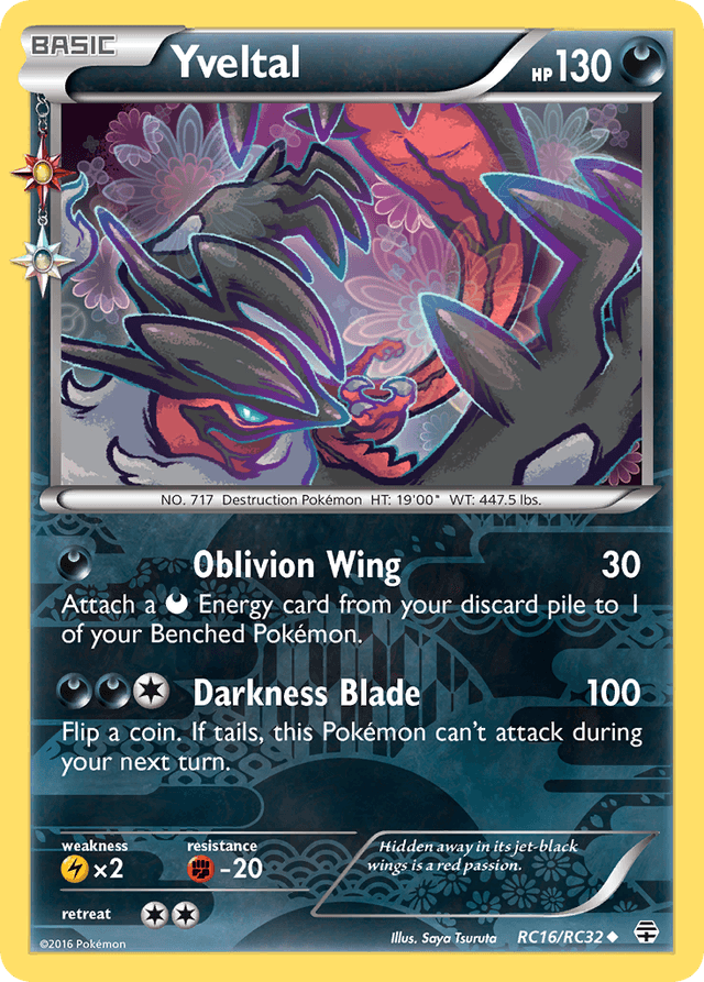 Carta Yveltal RC16/83 do set Generations — Pokémon TCG | Bynx