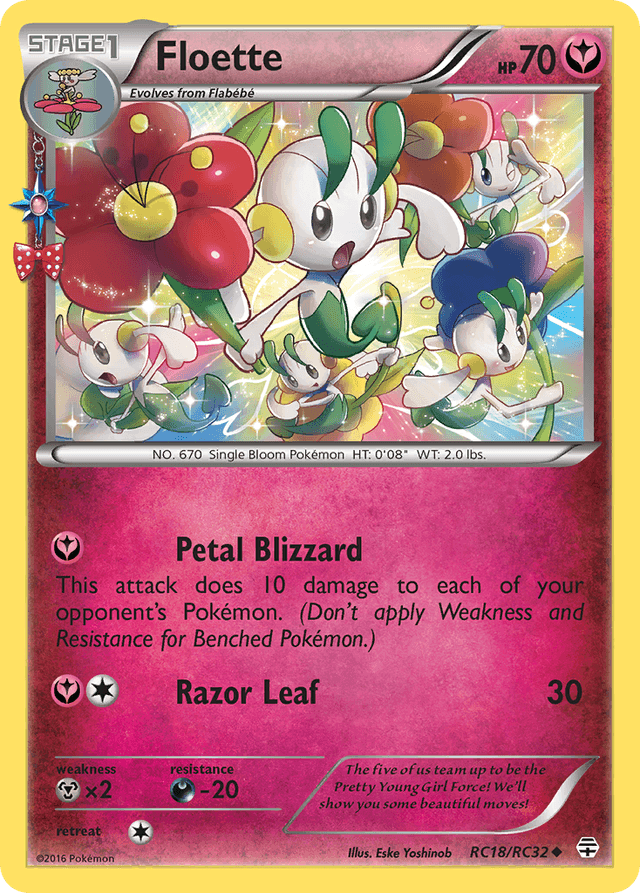 Carta Floette RC18/83 do set Generations — Pokémon TCG | Bynx