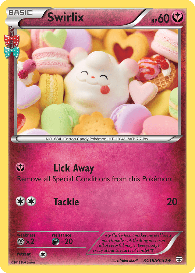 Carta Swirlix RC19/83 do set Generations — Pokémon TCG | Bynx