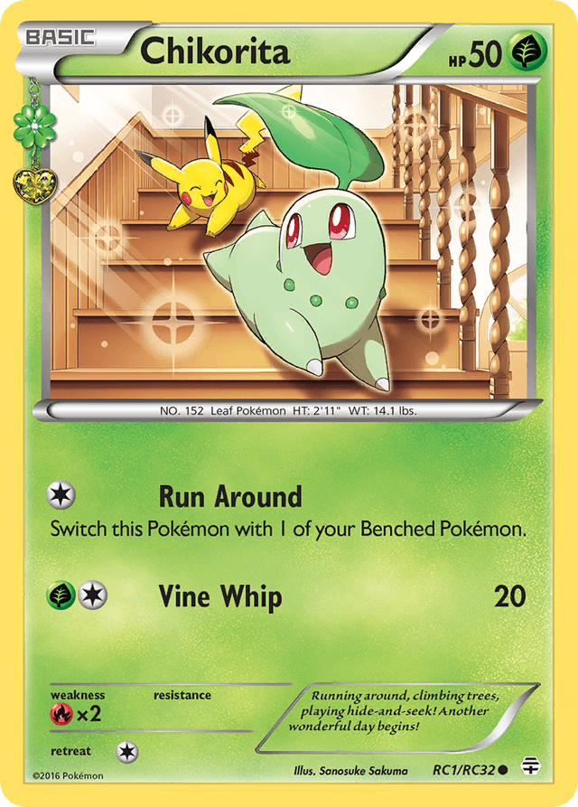 Carta Chikorita RC1/83 do set Generations — Pokémon TCG | Bynx