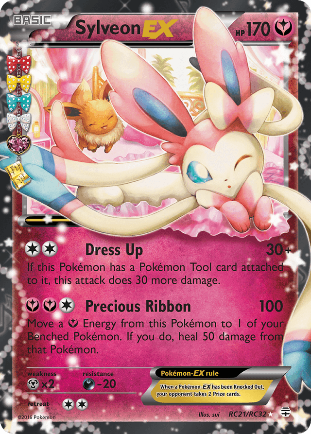 Carta Sylveon-EX RC21/83 do set Generations — Pokémon TCG | Bynx