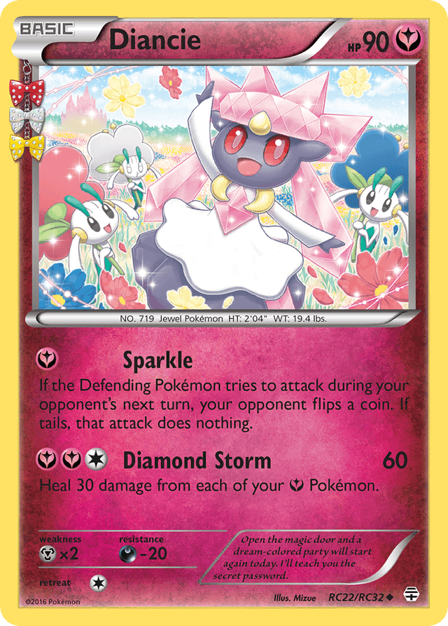 Carta Diancie RC22/83 do set Generations — Pokémon TCG | Bynx