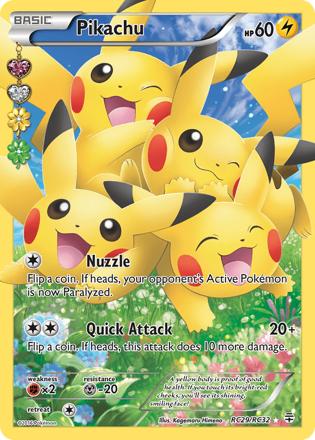 Carta Pikachu RC29/83 do set Generations — Pokémon TCG | Bynx