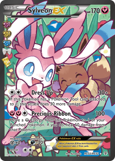 Carta Sylveon-EX RC32/83 do set Generations — Pokémon TCG | Bynx