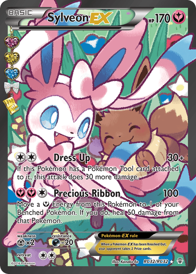 Carta Sylveon-EX RC32/83 do set Generations — Pokémon TCG | Bynx