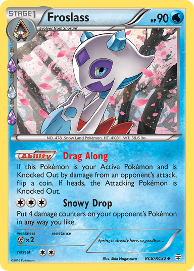 Carta Froslass RC8/83 do set Generations — Pokémon TCG | Bynx
