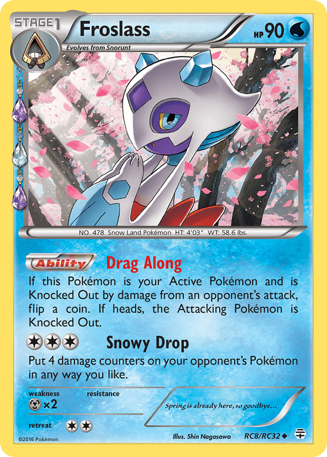 Carta Froslass RC8/83 do set Generations — Pokémon TCG | Bynx