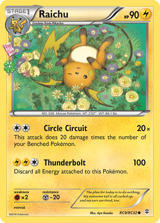 Carta Raichu RC9/83 do set Generations — Pokémon TCG | Bynx