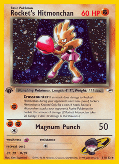Rocket's Hitmonchan 11/132 — Gym Heroes