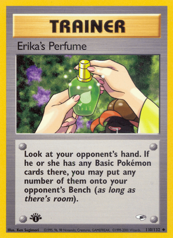 Carta Erika's Perfume 110/132 do set Gym Heroes — Pokémon TCG | Bynx