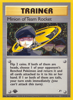 Minion of Team Rocket 113/132 — Gym Heroes