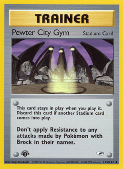 Pewter City Gym 115/132 — Gym Heroes