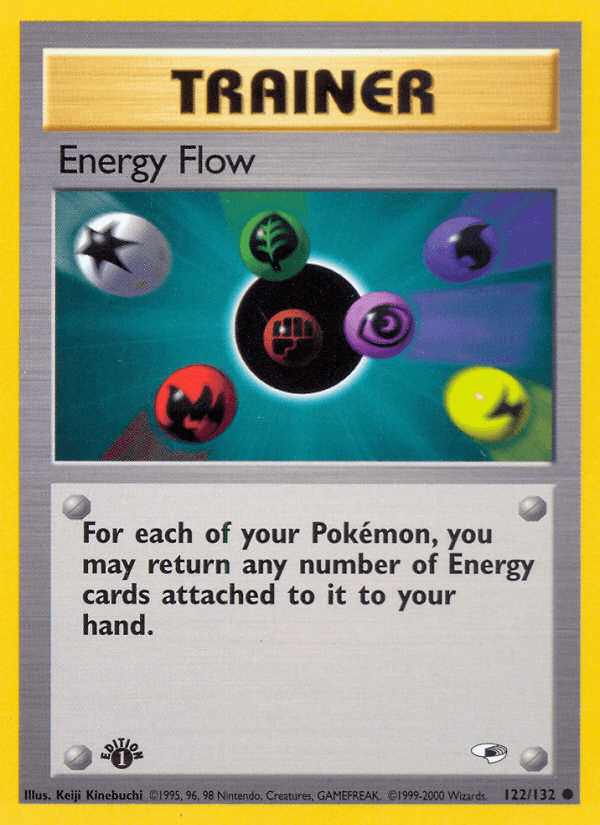 Carta Energy Flow 122/132 do set Gym Heroes — Pokémon TCG | Bynx