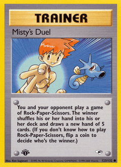 Misty's Duel 123/132 — Gym Heroes