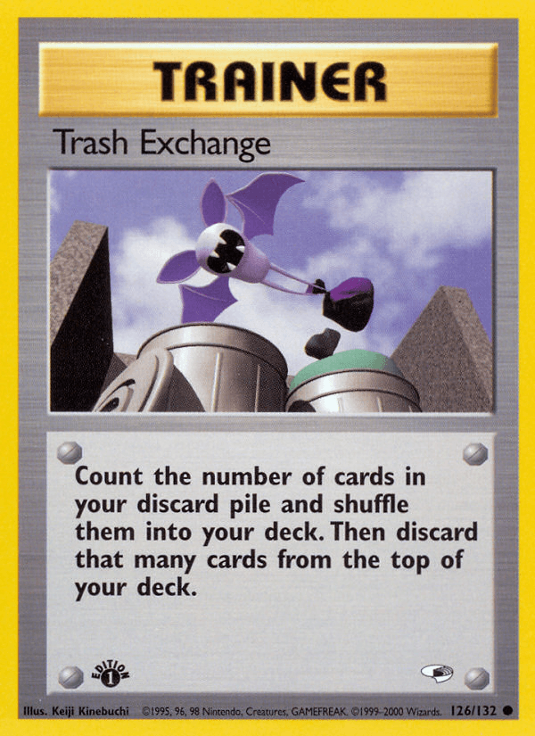 Carta Trash Exchange 126/132 do set Gym Heroes — Pokémon TCG | Bynx