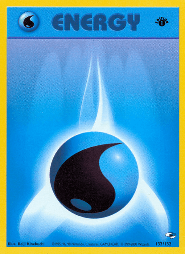 Carta Water Energy 132/132 do set Gym Heroes — Pokémon TCG | Bynx