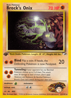 Brock's Onix 21/132 — Gym Heroes