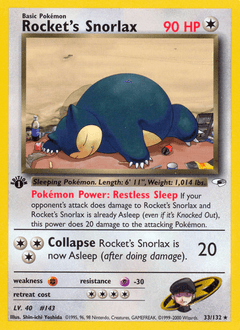 Rocket's Snorlax 33 — Gym Heroes