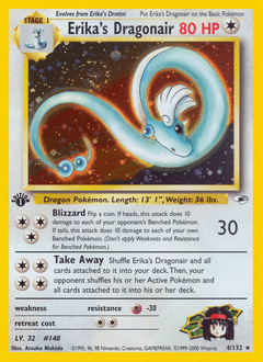 Carta Erika's Dragonair 4 do set Gym Heroes — Pokémon TCG | Bynx