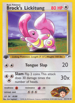 Brock's Lickitung 41 — Gym Heroes