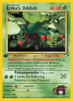 Erika's Oddish 47/132 — Gym Heroes