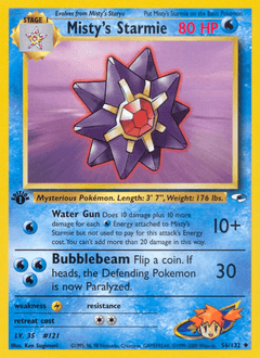 Misty's Starmie 56 — Gym Heroes
