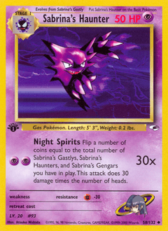 Sabrina's Haunter 58 — Gym Heroes