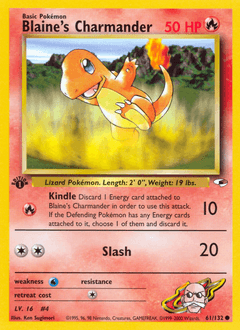 Blaine's Charmander 61/132 — Gym Heroes