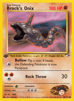 Brock's Onix 69/132 — Gym Heroes