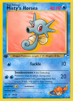 Misty's Horsea 86 — Gym Heroes